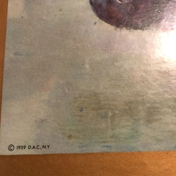 Hank Boj Lithograph 1959 Vintage Hot Plate Plaque - Picture 3 of 15